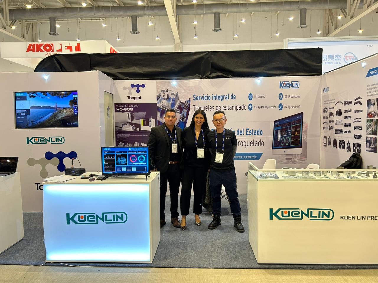 Kuenlin Die Detector exhibited at MEXIMOLD in Mexico.